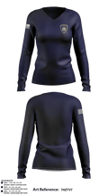 NYS Courts 10687750 Women's Long Sleeve V-neck Shirt - 3