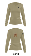 3rd plt 1st squad 3182446 Women's Long Sleeve V-neck Shirt - 14