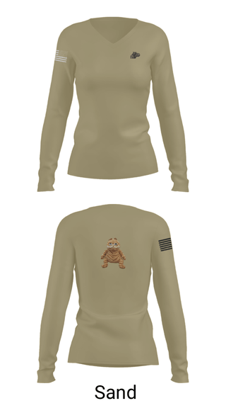 Women's Long Sleeve Vneck Shirt, , Marines, Teamtime, Team time, sublimation, custom sports apparel, team uniforms, spirit wear, spiritwear, sports uniforms, custom shirts, team store, custom team store, fundraiser sports, apparel fundraiser