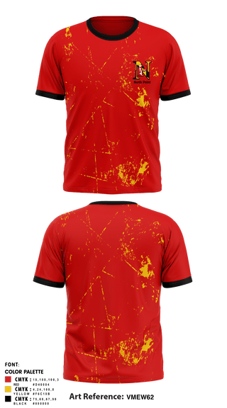 Short Sleeve Performance Shirt, North Point High School, , Teamtime, Team time, sublimation, custom sports apparel, team uniforms, spirit wear, spiritwear, sports uniforms, custom shirts, team store, custom team store, fundraiser sports, apparel fundraiser