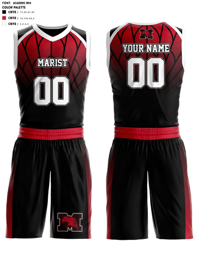 Marist High School basketball 15609017 Basketball Uniform - 1