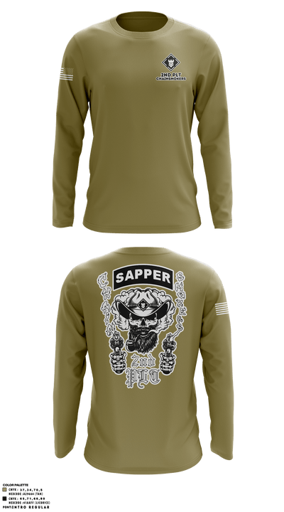 2nd PLT Chainsmokers 3207502 Long Sleeve Performance Shirt - 4