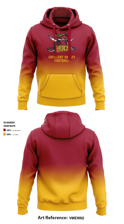 Crescent Valley High School Football 19208274 Hoodie - 1