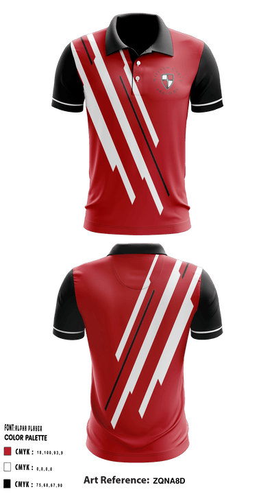William Carey University Archery 25809414 Short Sleeve Performance Polo - 1
