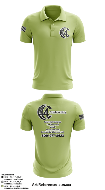 C4 36536830 Short Sleeve Performance Polo - 4