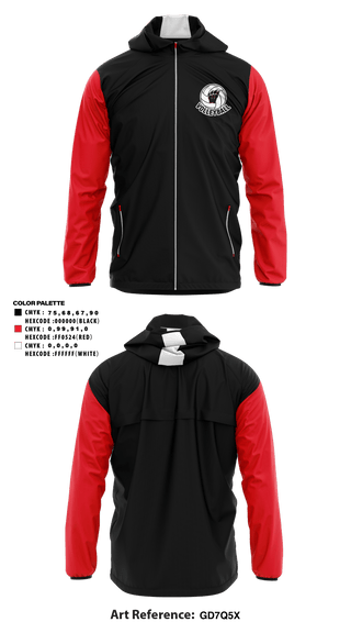 Windbreaker, Weaver Bearcats, Women's Volleyball, Teamtime, Team time, sublimation, custom sports apparel, team uniforms, spirit wear, spiritwear, sports uniforms, custom shirts, team store, custom team store, fundraiser sports, apparel fundraiser
