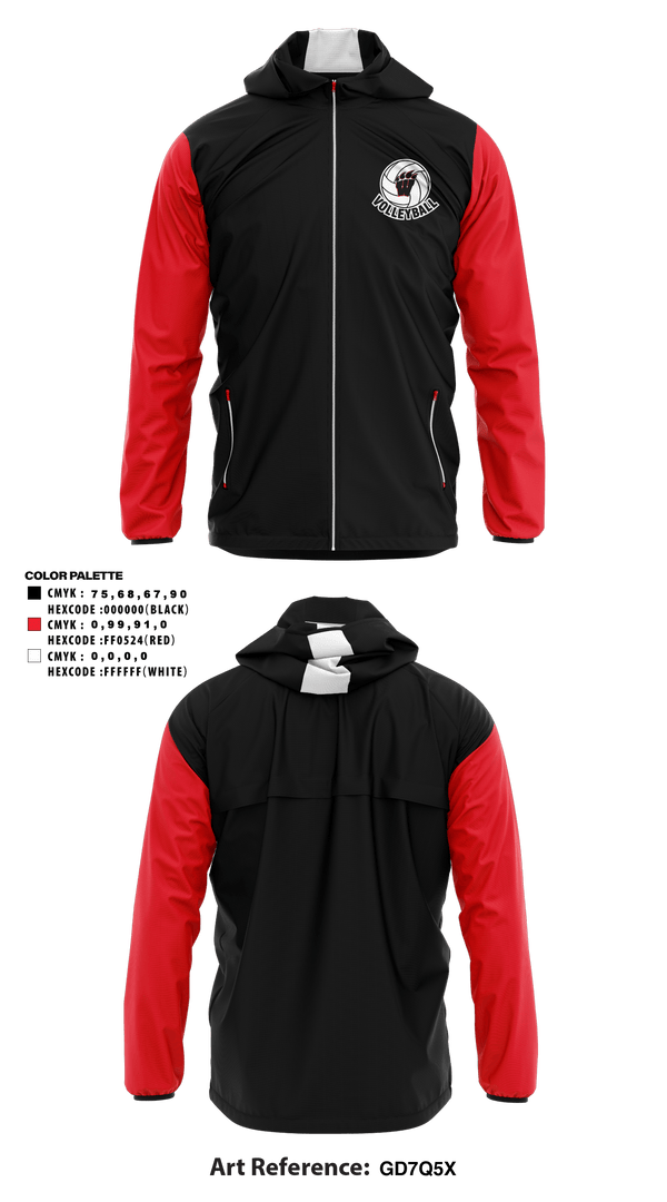Windbreaker, Weaver Bearcats, Women's Volleyball, Teamtime, Team time, sublimation, custom sports apparel, team uniforms, spirit wear, spiritwear, sports uniforms, custom shirts, team store, custom team store, fundraiser sports, apparel fundraiser