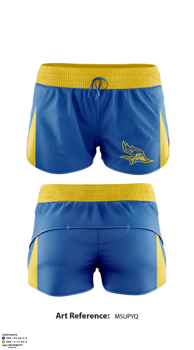 California State University Bakersfield Cheer 6368182 Track Shorts - 1