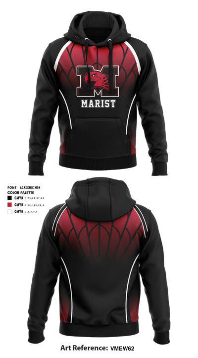 Marist High School basketball 15609017 Hoodie - 1