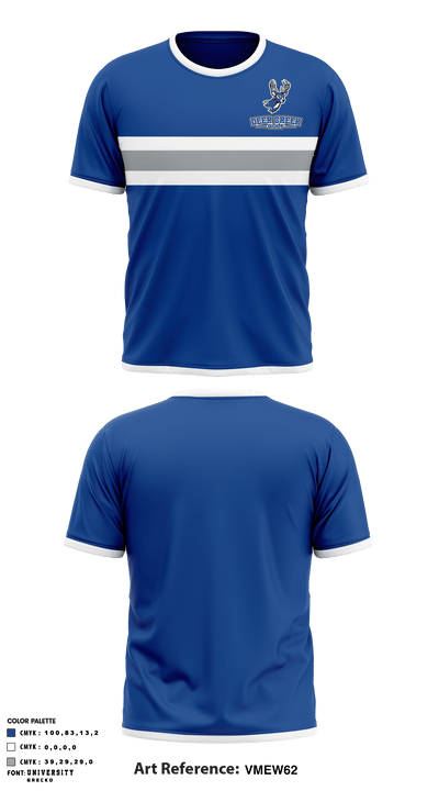 Deer Creek High School Golf 28128572 Short Sleeve Performance Shirt - 1