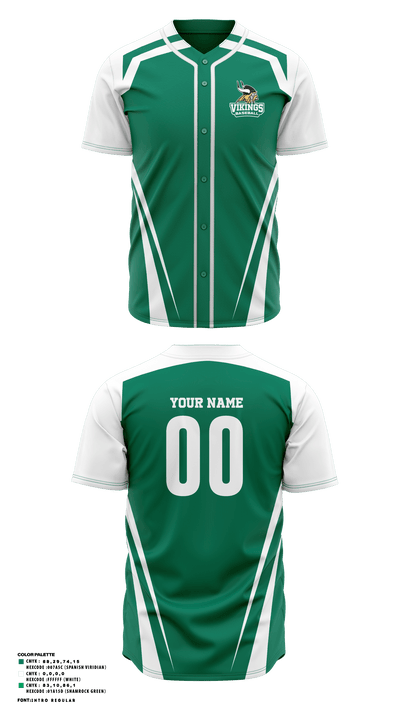 Vikings 52193357 Basketball Uniform - 1