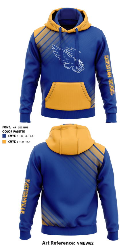 Hoodie, Factoryville Christian School, School Spirit Store, Teamtime, Team time, sublimation, custom sports apparel, team uniforms, spirit wear, spiritwear, sports uniforms, custom shirts, team store, custom team store, fundraiser sports, apparel fundraiser