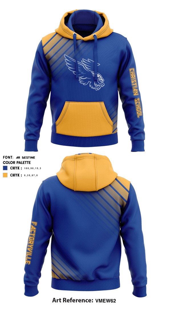 Hoodie, Factoryville Christian School, School Spirit Store, Teamtime, Team time, sublimation, custom sports apparel, team uniforms, spirit wear, spiritwear, sports uniforms, custom shirts, team store, custom team store, fundraiser sports, apparel fundraiser