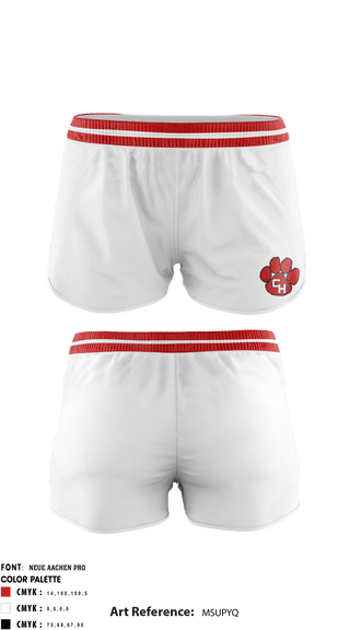 Women's Shorts, Colleyville Heritage High School Cheer, , Teamtime, Team time, sublimation, custom sports apparel, team uniforms, spirit wear, spiritwear, sports uniforms, custom shirts, team store, custom team store, fundraiser sports, apparel fundraiser