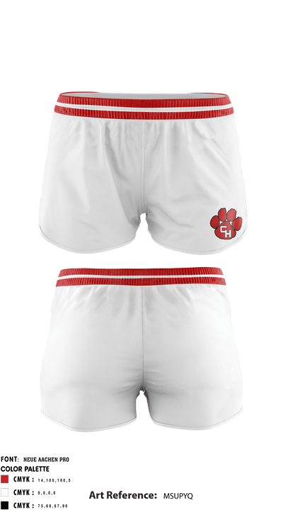 Colleyville Heritage High School Cheer 64869886 Women's Shorts - 3