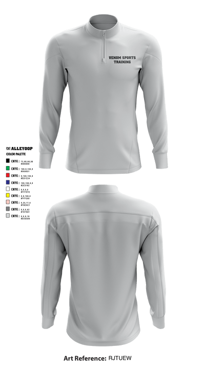 Venom Sports Training 59845358 Quarter Zip Jacket - 9