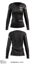 277 medical 81065928 Women's Long Sleeve V-neck Shirt - 1