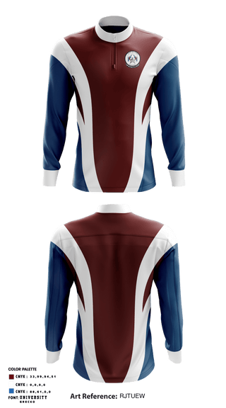 Quarter Zip Jacket, UMA-HF Wrestling, Wrestling, Teamtime, Team time, sublimation, custom sports apparel, team uniforms, spirit wear, spiritwear, sports uniforms, custom shirts, team store, custom team store, fundraiser sports, apparel fundraiser