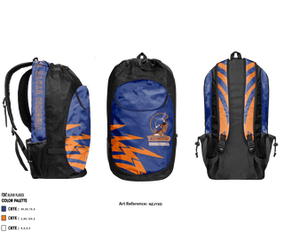 Gear Bag, Virginia State Trojans, Men's Basketball, Teamtime, Team time, sublimation, custom sports apparel, team uniforms, spirit wear, spiritwear, sports uniforms, custom shirts, team store, custom team store, fundraiser sports, apparel fundraiser