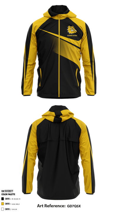 Richards High School Football 97905893 Windbreaker - 1