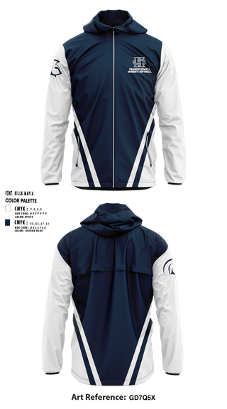 Windbreaker, Francis Howell Central High School Softball, Softball, Teamtime, Team time, sublimation, custom sports apparel, team uniforms, spirit wear, spiritwear, sports uniforms, custom shirts, team store, custom team store, fundraiser sports, apparel fundraiser