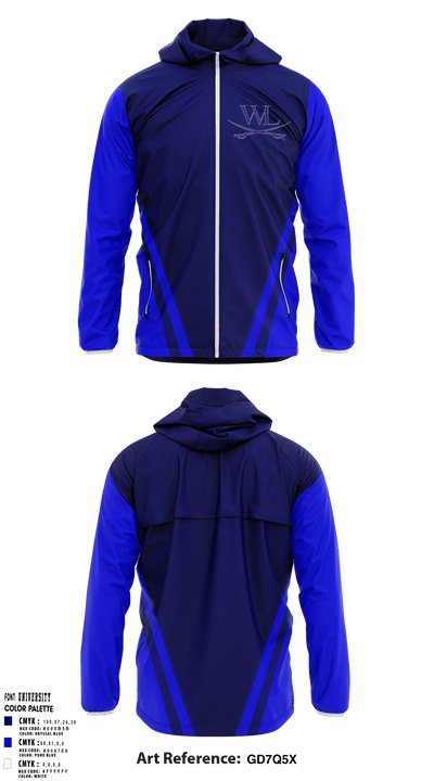 West Laurens Middle School Softball 45700040 Windbreaker - 1