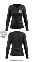 Weaver Bearcats 51461610 Women's Long Sleeve V-neck Shirt - 4