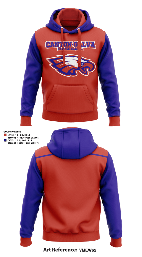 Hoodie, Canton-Galva Senior High School Baseball, Baseball, Teamtime, Team time, sublimation, custom sports apparel, team uniforms, spirit wear, spiritwear, sports uniforms, custom shirts, team store, custom team store, fundraiser sports, apparel fundraiser