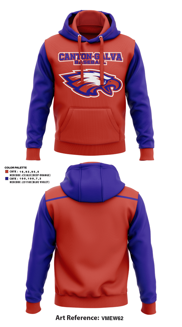 Hoodie, Canton-Galva Senior High School Baseball, Baseball, Teamtime, Team time, sublimation, custom sports apparel, team uniforms, spirit wear, spiritwear, sports uniforms, custom shirts, team store, custom team store, fundraiser sports, apparel fundraiser