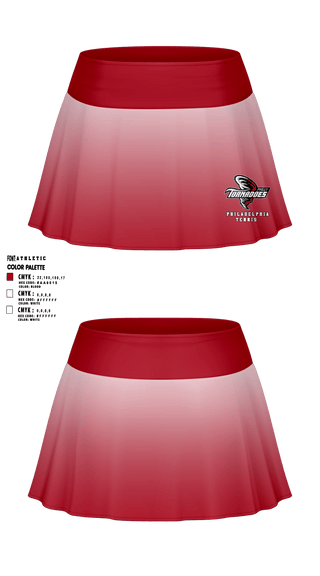 Skort, Philadelphia High School Tennis, Tennis, Teamtime, Team time, sublimation, custom sports apparel, team uniforms, spirit wear, spiritwear, sports uniforms, custom shirts, team store, custom team store, fundraiser sports, apparel fundraiser