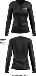 Welcome to NESYB 35393837 Women's Long Sleeve V-neck Shirt - 1