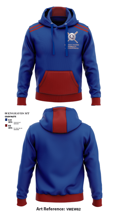 Quincy Youth Baseball And Softball 51572728 Hoodie - 1