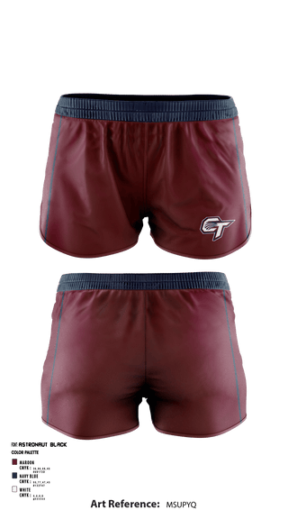 Women's Shorts, Cherokee Trail High School, School Spirit Store, Teamtime, Team time, sublimation, custom sports apparel, team uniforms, spirit wear, spiritwear, sports uniforms, custom shirts, team store, custom team store, fundraiser sports, apparel fundraiser