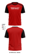 Marysville Little League Football 6389973 Short Sleeve Performance Shirt - 1