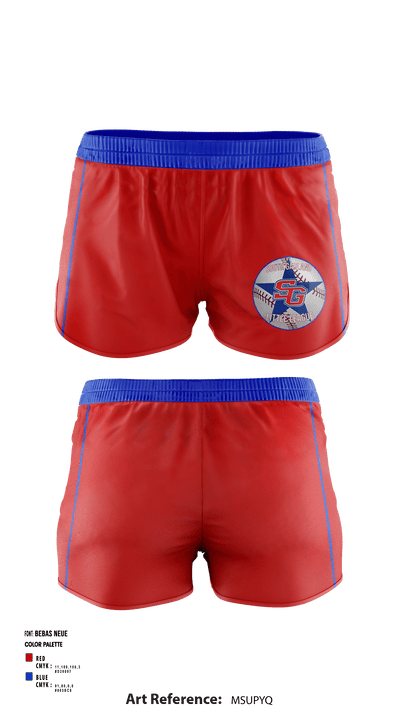 South Garland Little League 51089995 Women's Shorts - 1