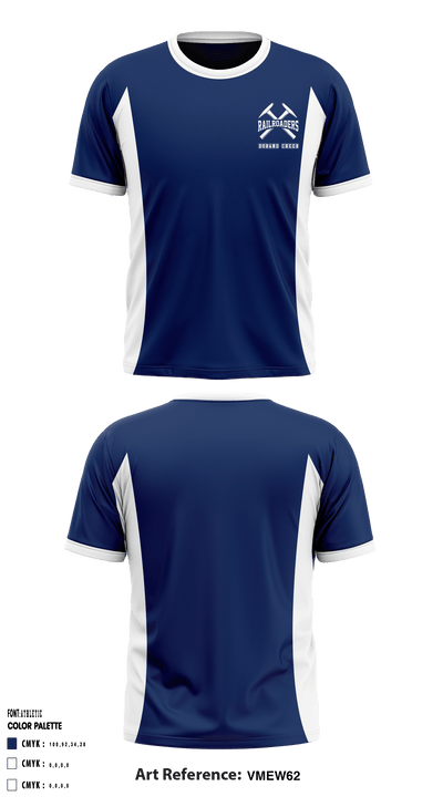 Durand High School Cheer 28550750 Short Sleeve Performance Shirt - 1