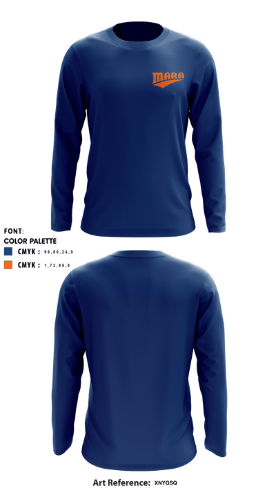Mara Baseball 09083232 Long Sleeve Performance Shirt - 3