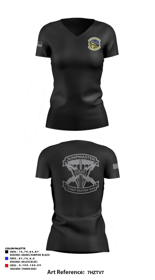 Women's Short Sleeve Vneck Shirt, , Air Force, Teamtime, Team time, sublimation, custom sports apparel, team uniforms, spirit wear, spiritwear, sports uniforms, custom shirts, team store, custom team store, fundraiser sports, apparel fundraiser