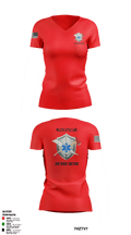 Willits Little Lake Joint Rescue Task Force 48326276 Women's Short Sleeve V-neck Shirt - 1