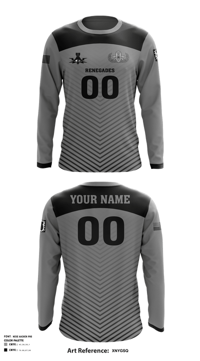 RENEGADES 78922049 Long Sleeve Performance Shirt - 3