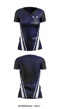 Dallastown Women's Lacrosse 9053051 Women's Short Sleeve V-neck Shirt - 1