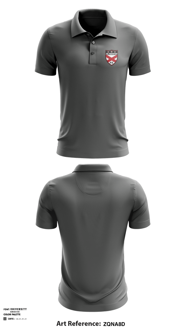 Short Sleeve Performance Polo, Alabama FC, School Spirit Store, Teamtime, Team time, sublimation, custom sports apparel, team uniforms, spirit wear, spiritwear, sports uniforms, custom shirts, team store, custom team store, fundraiser sports, apparel fundraiser