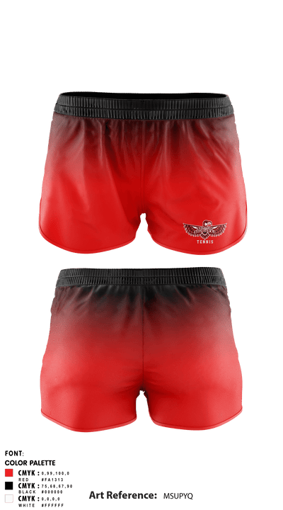 Renton Redhawks 34124165 Women's Shorts - 3
