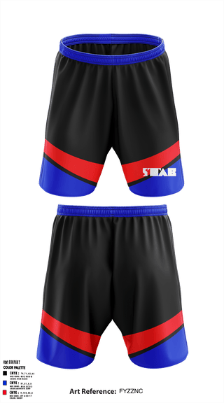 Athletic Shorts With Pockets, STAB, Ice Hockey, Teamtime, Team time, sublimation, custom sports apparel, team uniforms, spirit wear, spiritwear, sports uniforms, custom shirts, team store, custom team store, fundraiser sports, apparel fundraiser