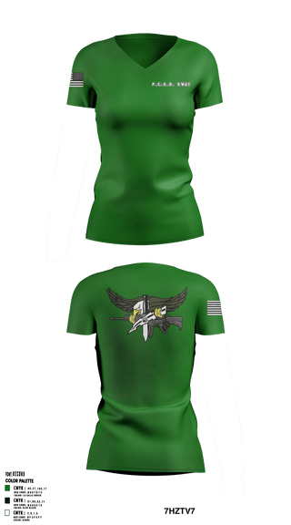 Women's Short Sleeve Vneck Shirt, , Police, Teamtime, Team time, sublimation, custom sports apparel, team uniforms, spirit wear, spiritwear, sports uniforms, custom shirts, team store, custom team store, fundraiser sports, apparel fundraiser