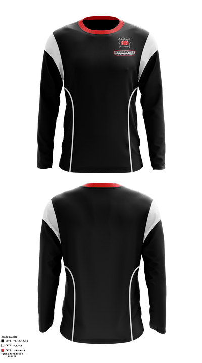 Spencerville High School Basketball 58462228 Long Sleeve Performance Shirt - 2
