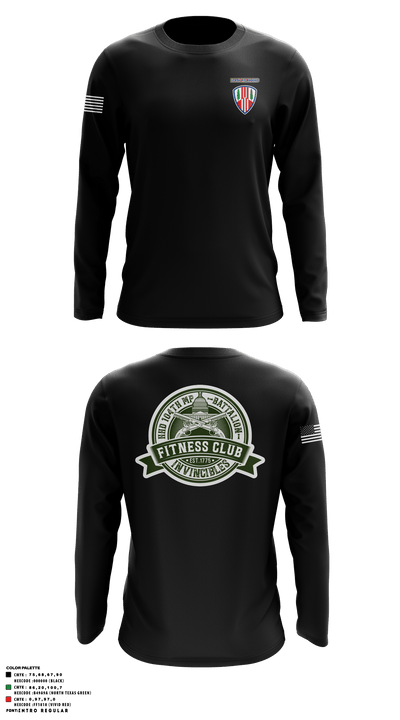 104th MP BN HHD 71367291 Long Sleeve Performance Shirt - 5