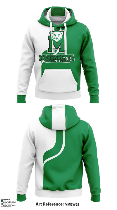 Margaretta High School Track 16919692 Hoodie - 1