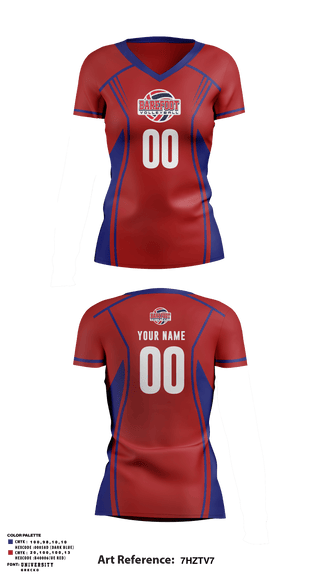 Women's Short Sleeve Vneck Shirt, Barefoot Volleyball Club, Women's Volleyball, Teamtime, Team time, sublimation, custom sports apparel, team uniforms, spirit wear, spiritwear, sports uniforms, custom shirts, team store, custom team store, fundraiser sports, apparel fundraiser