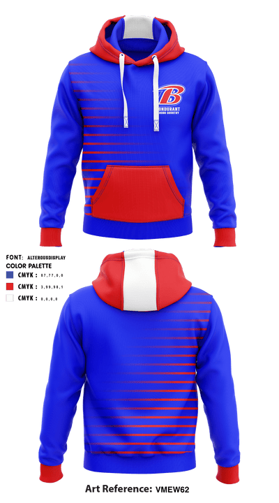 Bondurant Middle School Cross Country 1602250 Hoodie - 1